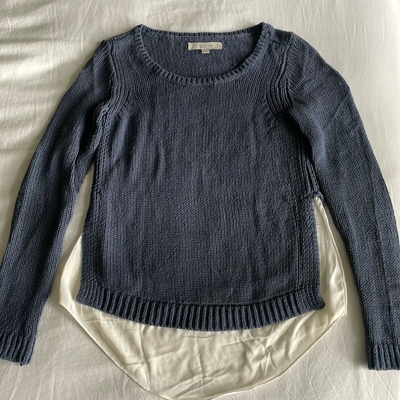 Loft Sweater with Skirted Blouse - XS - Picture 1 of 6